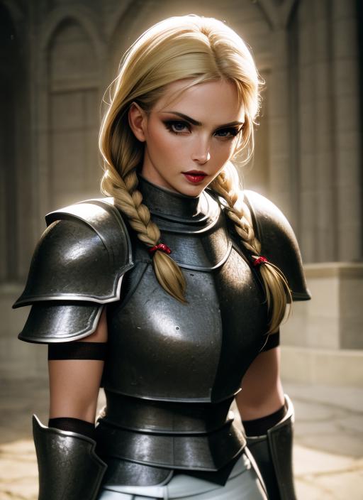 11158-1-1girl, action scene, (upper body_1.2) portrait of (beautiful paladin princess_1.2) with (paladin hammer in her hands_1.1), (ivor.png